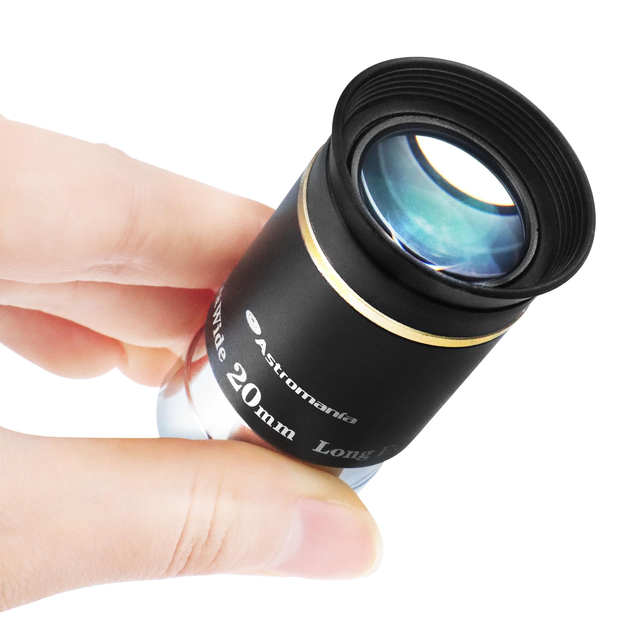 Astromania 1.25 Inch HD Fully Multi-Coated Telescope Eyepiece - 20mm Ultra Wide Angle 66° View with Long Eye Relief - Premium Astronomy Telescope Accessory for Stargazing, Moon Observation & Celestial Viewing