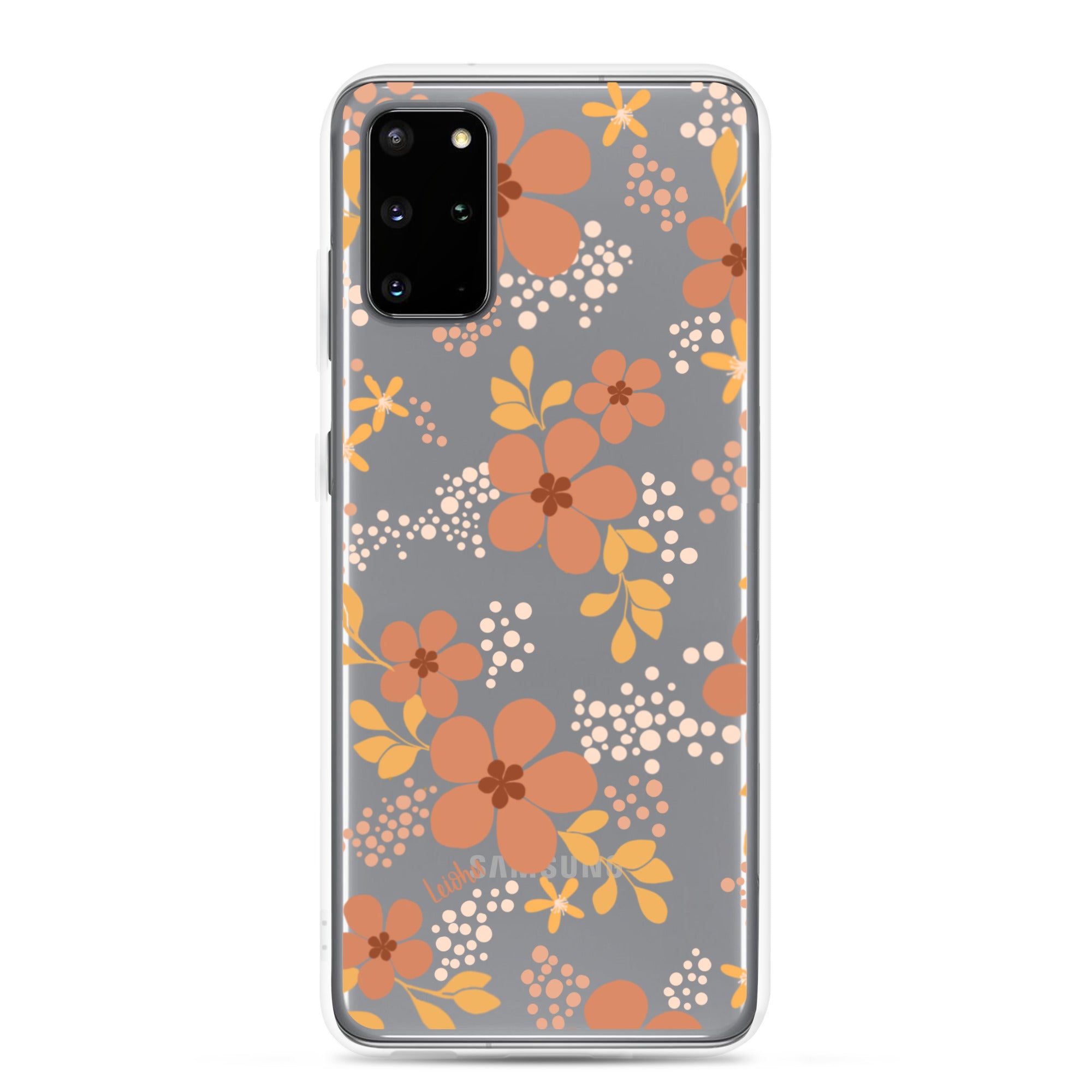 Groovy Pua Clear Protective Phone Case for Samsung Galaxy S21/S20/Note 20 - Slim & Scratch-Resistant Cover for Everyday Use, Work & Travel