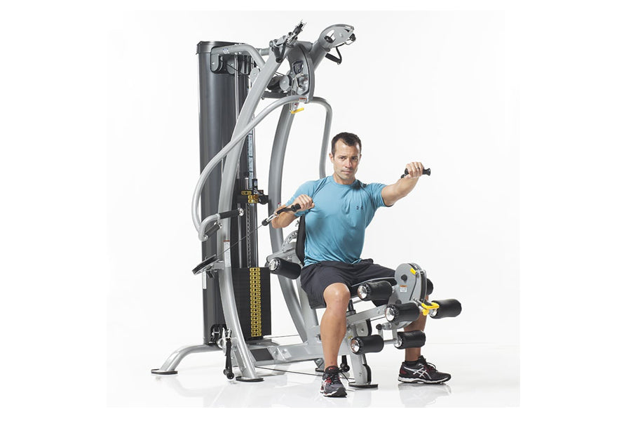 TuffStuff Hybrid Home Gym (SXT 550) with Leg Press (SXT LP) - Professional Strength Training Equipment for Full Body Workouts at Home