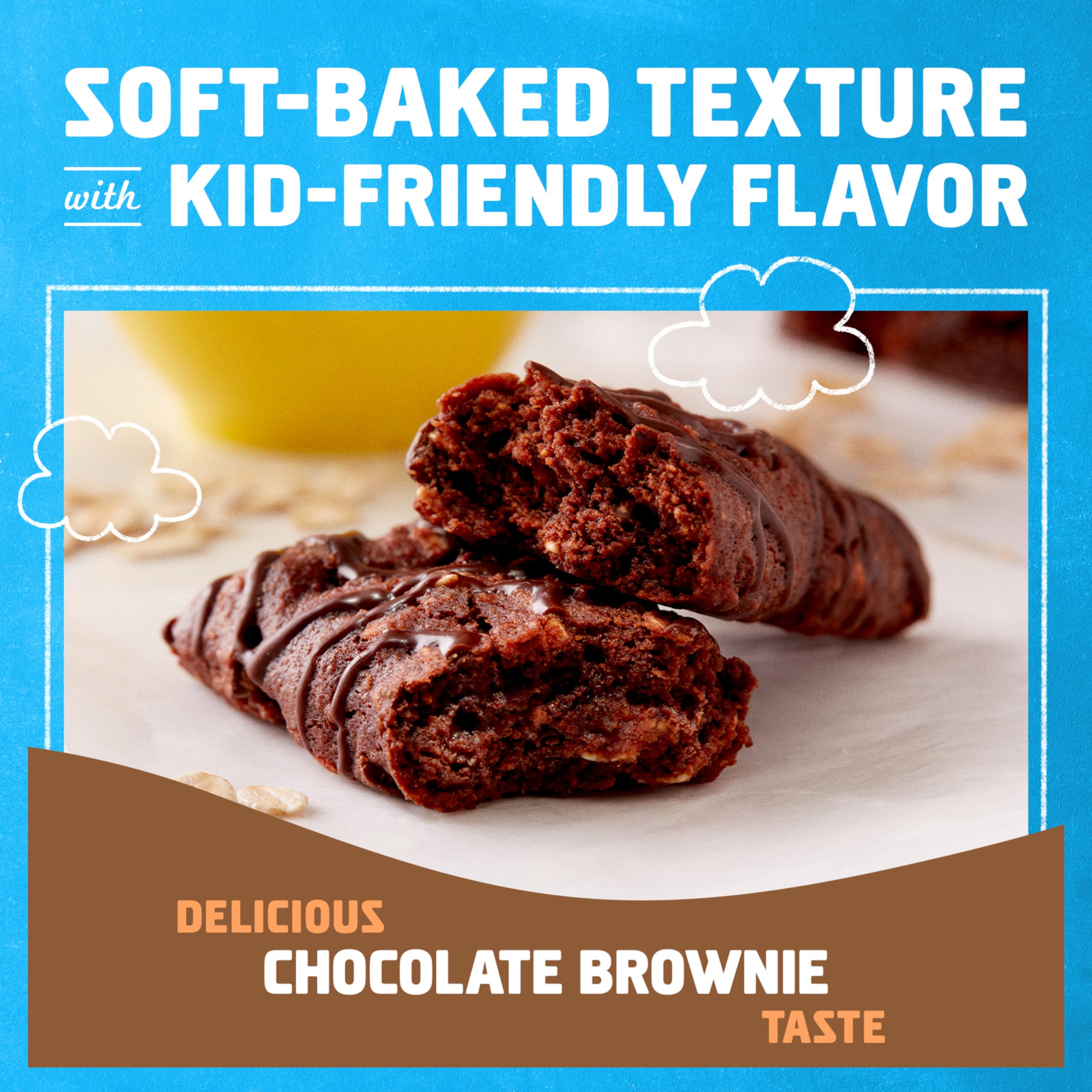 CLIF Kid Zbar Chocolate Brownie - Organic Whole Grain Snack Bars for Kids Lunch & Outdoors