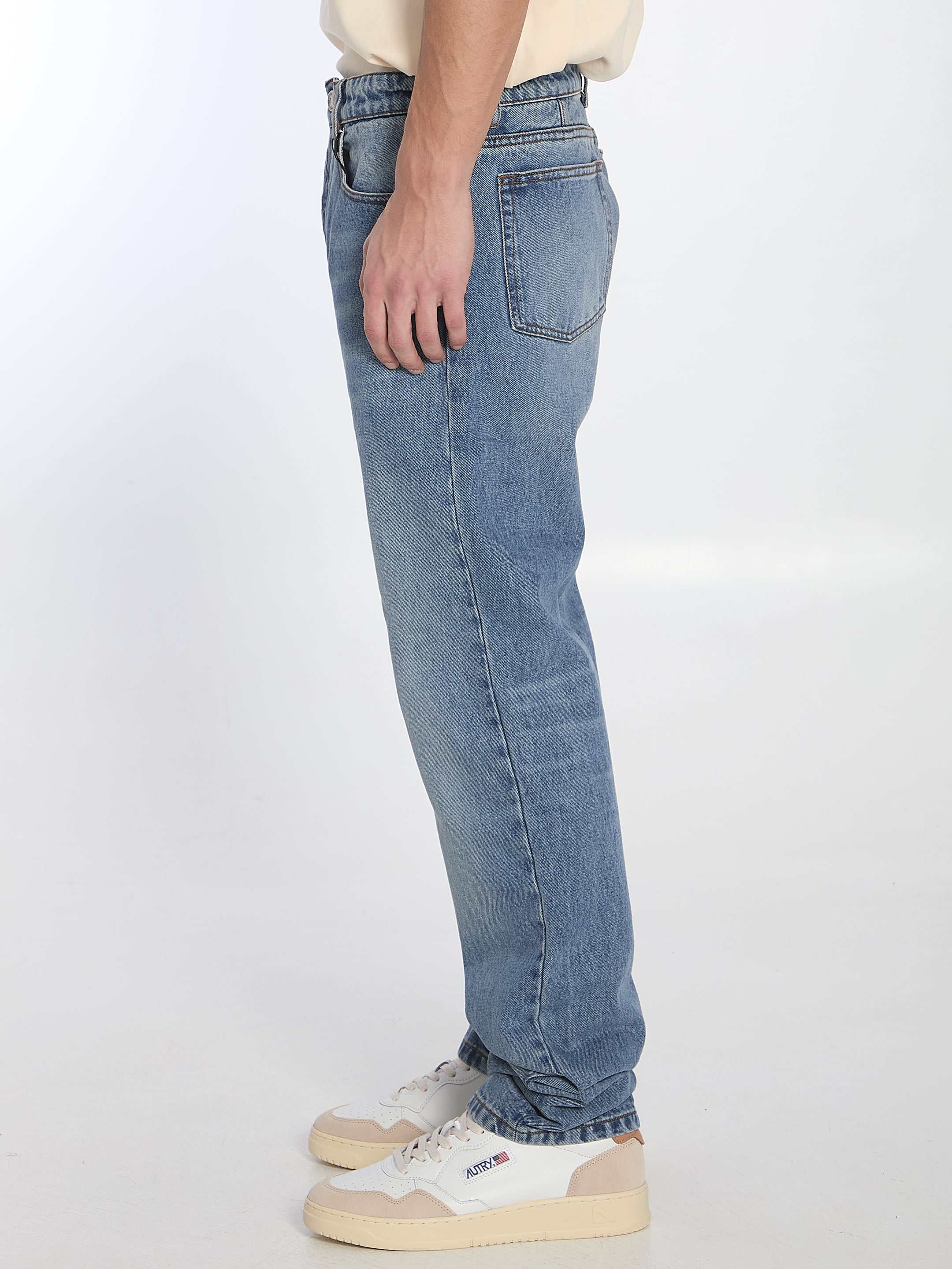 Ami Paris Classic Fit Jeans for Women | High-Quality Denim Pants | Comfortable & Stylish Everyday Wear | Perfect for Casual Outings, Work, and Travel