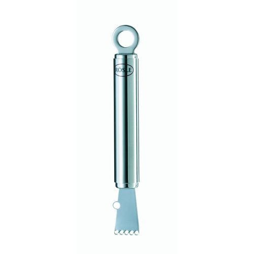 Rosle Stainless Steel Zester with Canelle - Professional Kitchen Tool for Grating Citrus, Cheese & Chocolate - Perfect for Baking, Cooking & Garnishing Dishes
