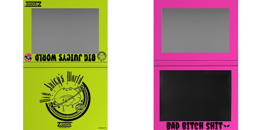 Custom Extra Large Z Palette - Magnetic Makeup Palette for Eyeshadows & Blush - Perfect for Makeup Artists & Travel Organizers