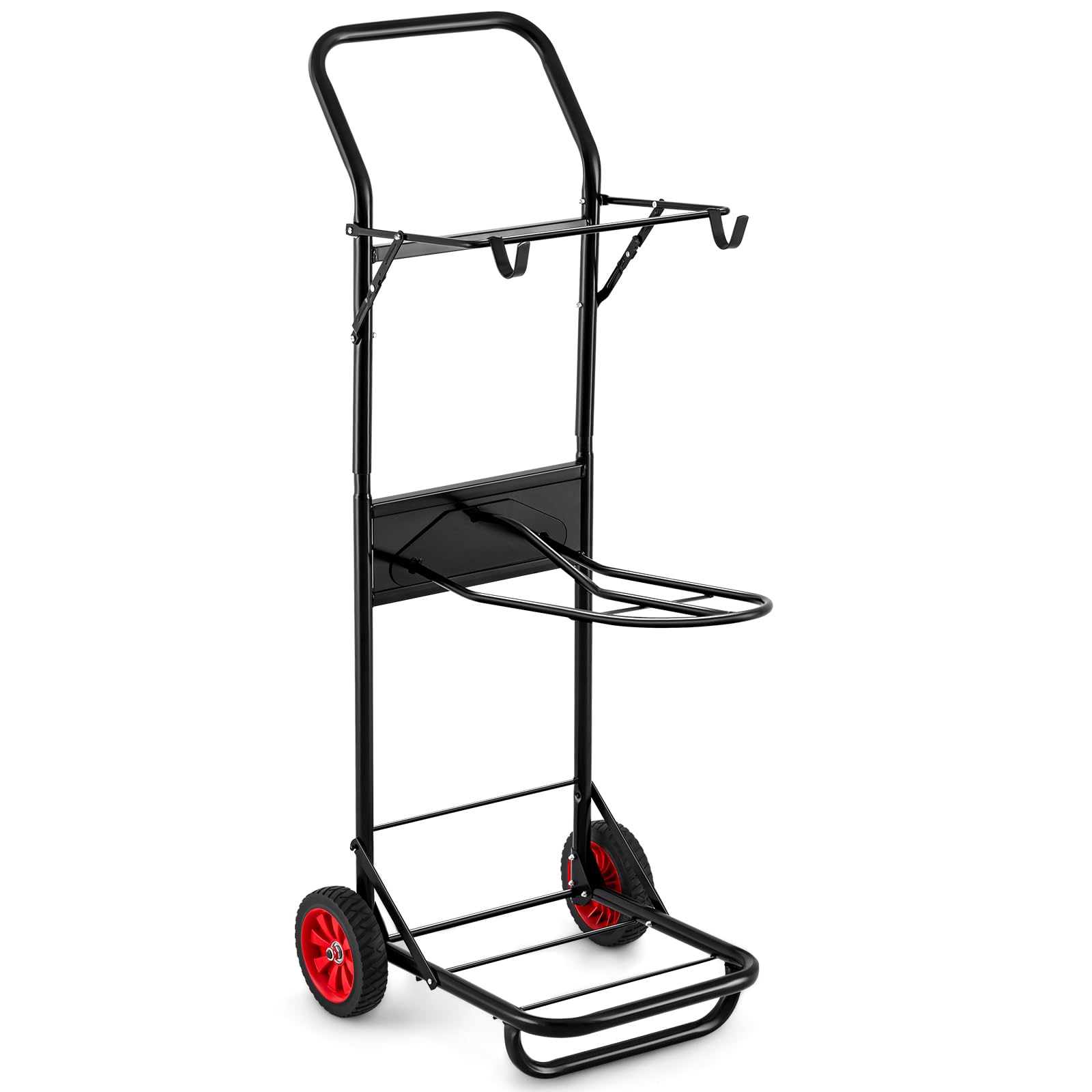 Heavy Duty Foldable Horse Saddle Cart with Wheels - 50