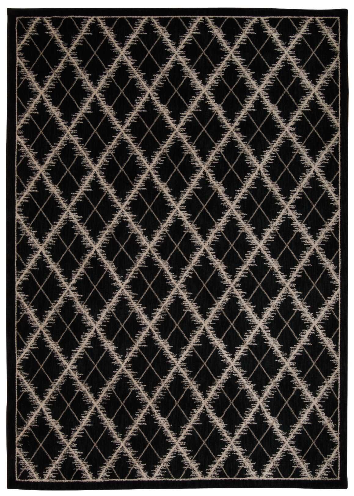 Nourison Tranquility Transitional Black 3'9
