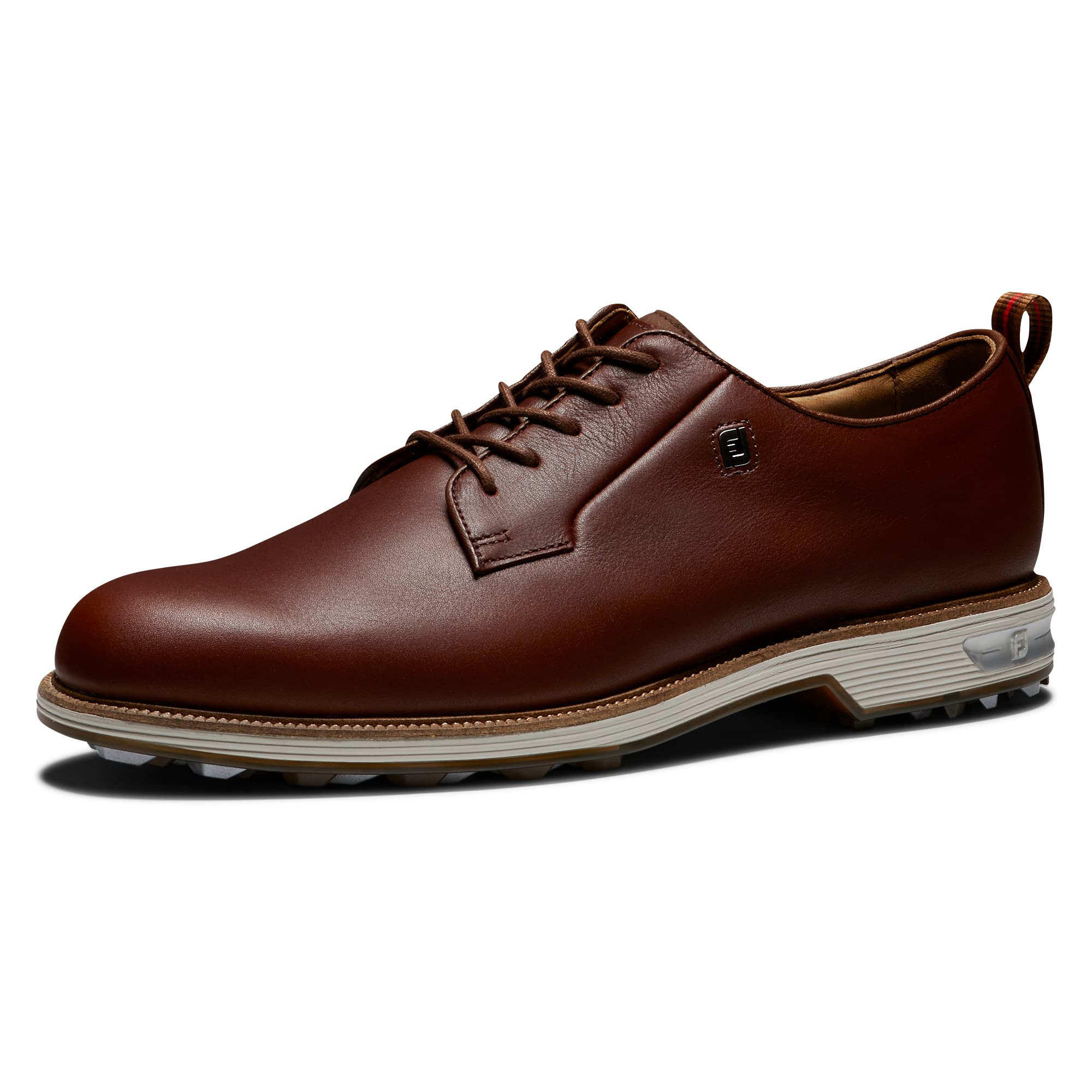 FootJoy Men's Premiere Series Spikeless Golf Shoes - Brown, Size 8 Wide | Waterproof & Comfortable Golf Footwear for Men | Perfect for Course Play & Casual Wear