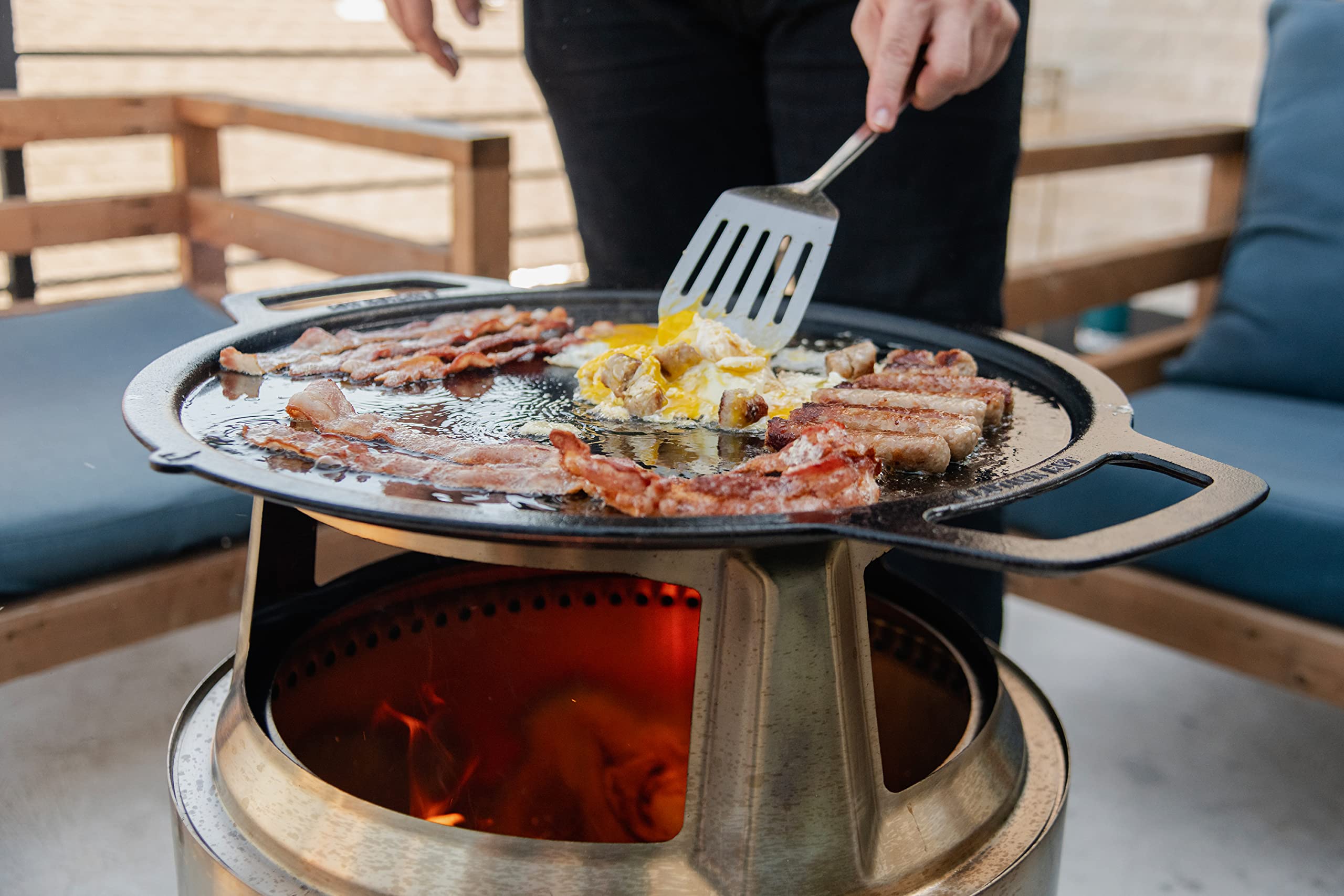 Solo Stove Ranger Griddle with Stainless Steel Hub - 14.25