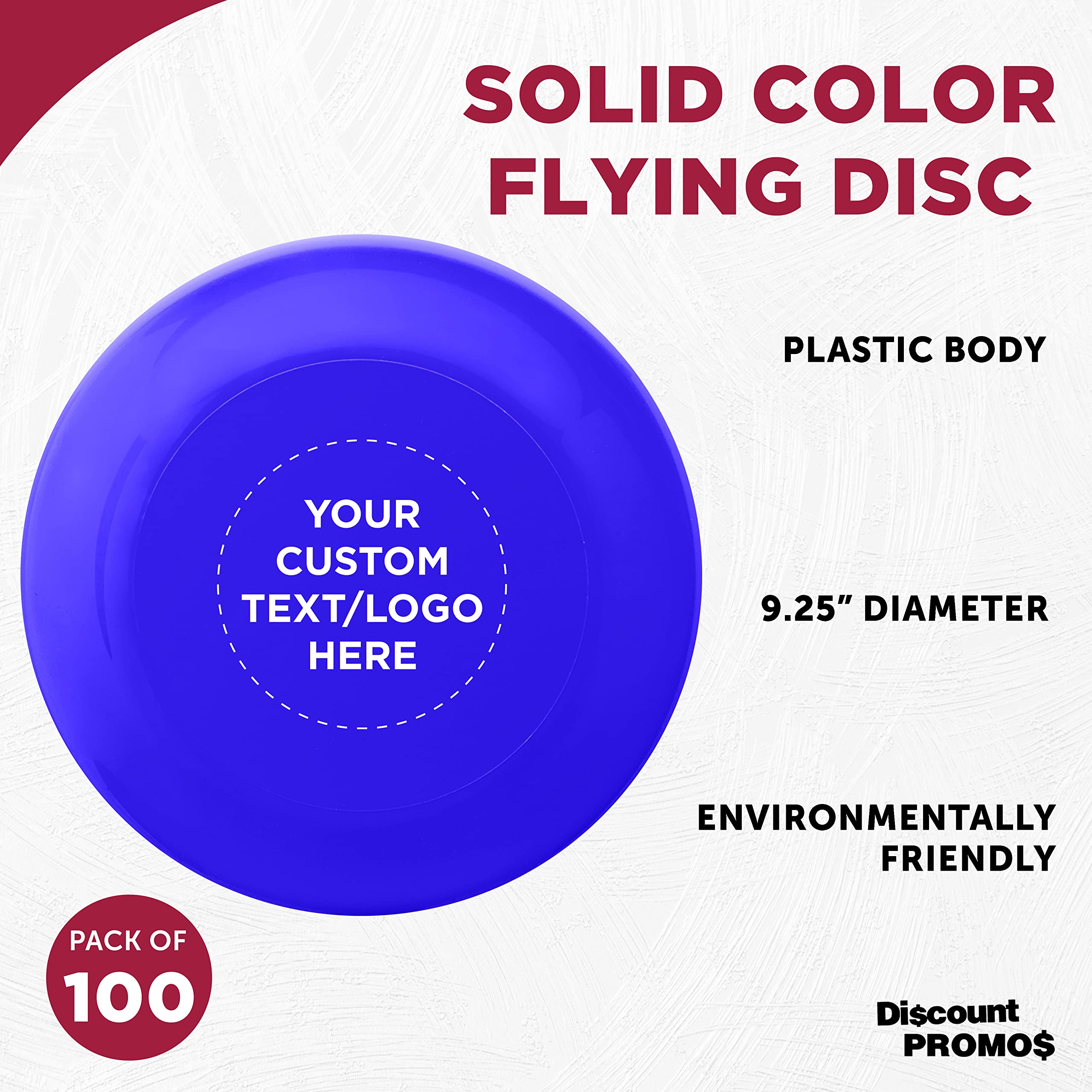 **Bulk 9.25 Inch Frisbee Flying Discs - Durable Outdoor Sports Disc for Beach, Park & Backyard Fun - Family & Dog-Friendly Flying Disc Game (Set of X)**    *(Replace 