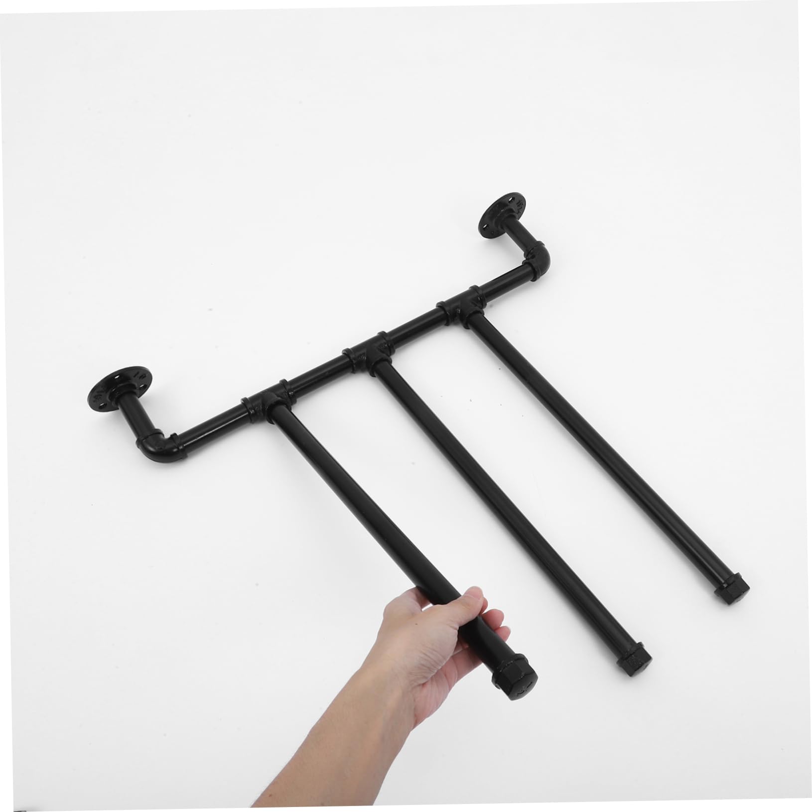 Angoily Rotatable Wall Mount Towel Rack - Swivel Bathroom Towel Holder with Swing Out Design for Hanging Towels & Robes - Perfect for Small Bathrooms, Kitchens & Laundry Rooms