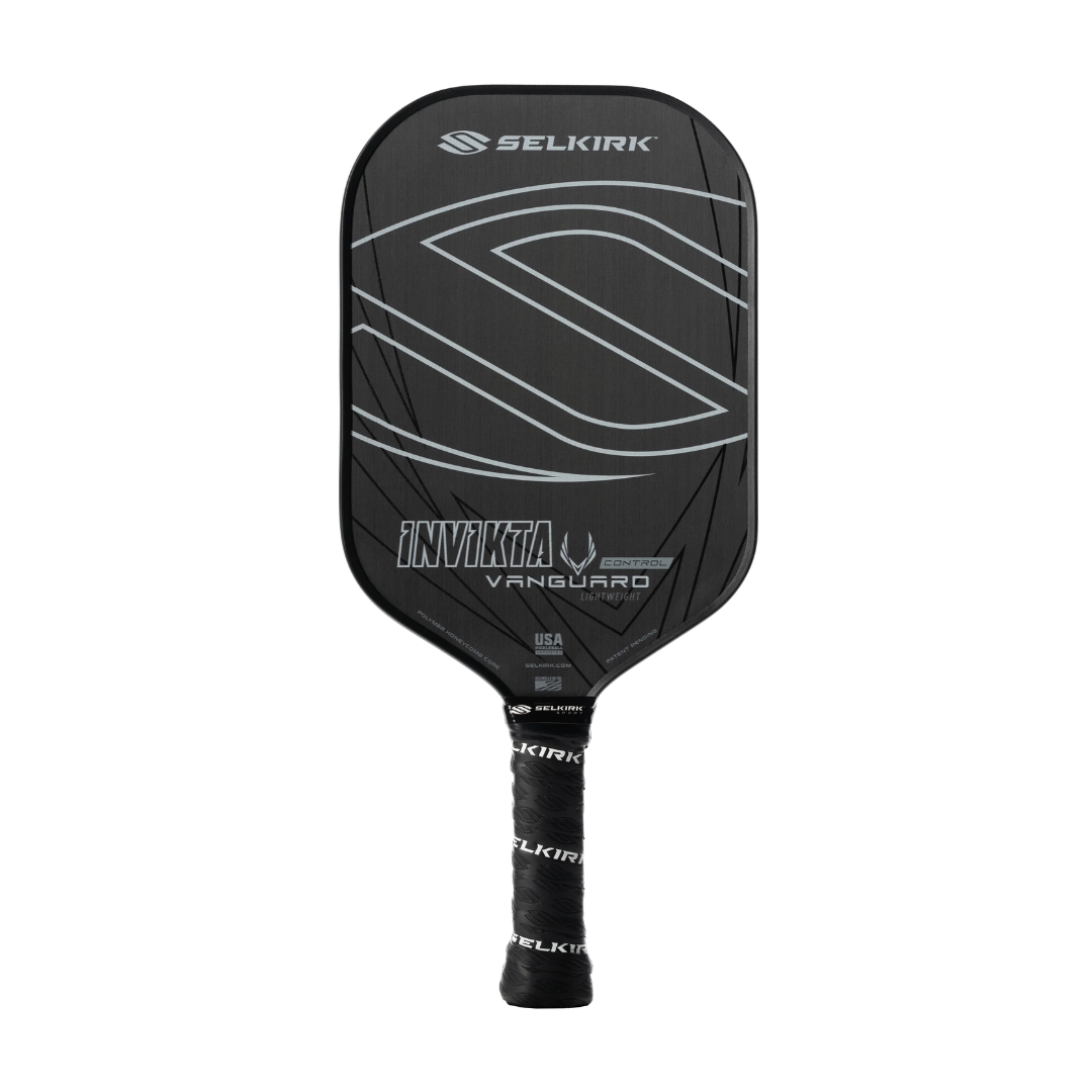 Selkirk Vanguard Control Invikta Pickleball Paddle - Raw Carbon Fiber for Enhanced Spin & Control | Perfect for Competitive Play & Outdoor Pickleball Games
