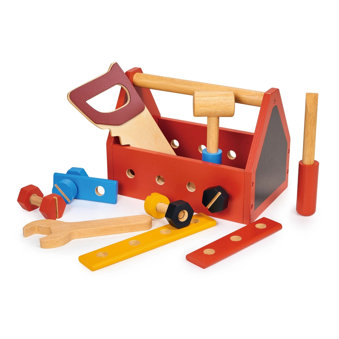 Chippy's Premium Wooden Handy Tool Kit - 12-Piece Multi-Purpose Woodworking Tools Set for DIY Projects, Home Repair & Crafting - Perfect for Carpenters, Hobbyists & Woodworkers
