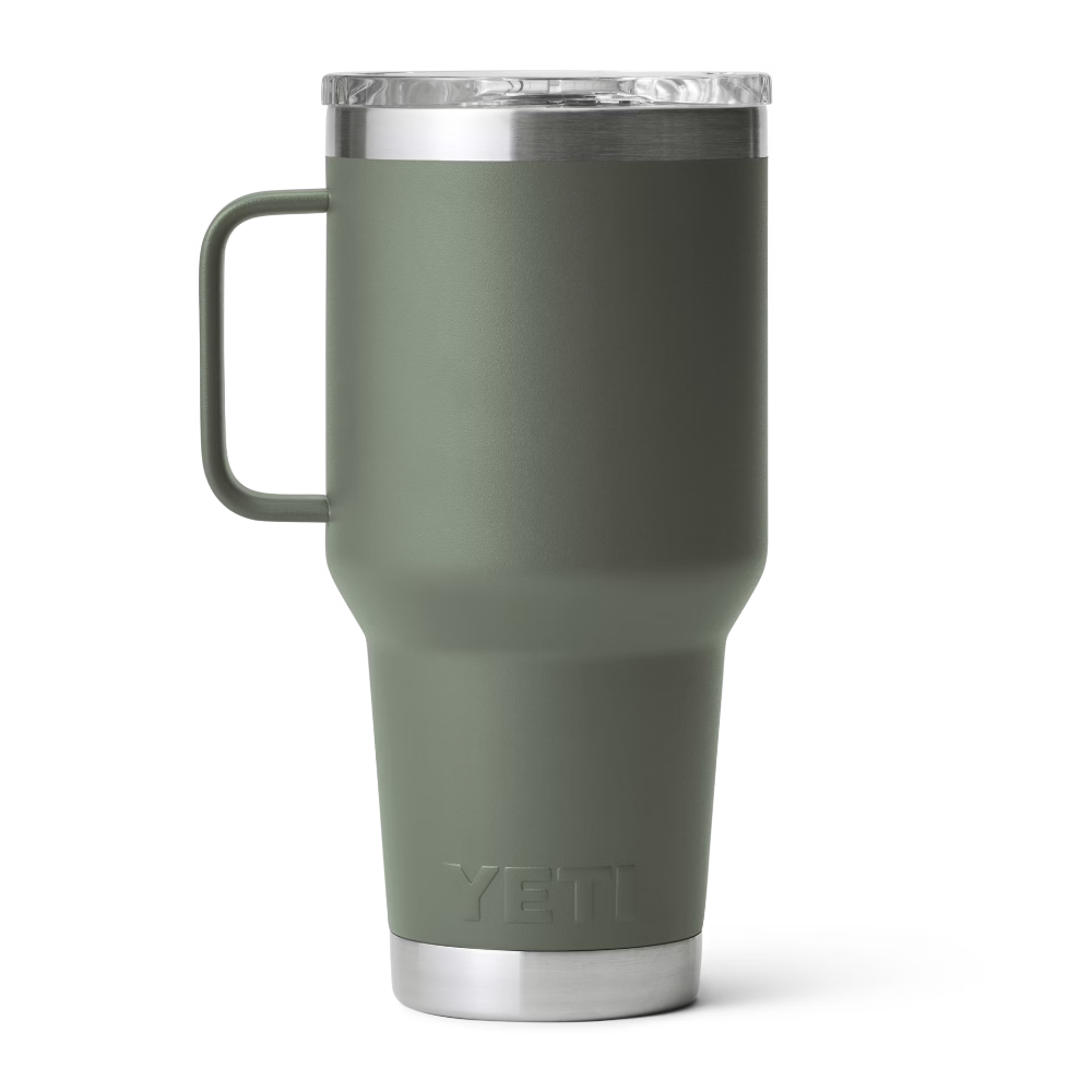 30 oz Rambler Vacuum Insulated Travel Mug with Stronghold™ Lid - Leakproof & Durable for Coffee, Tea & Cold Drinks - Perfect for Commuting, Camping & Outdoor Adventures