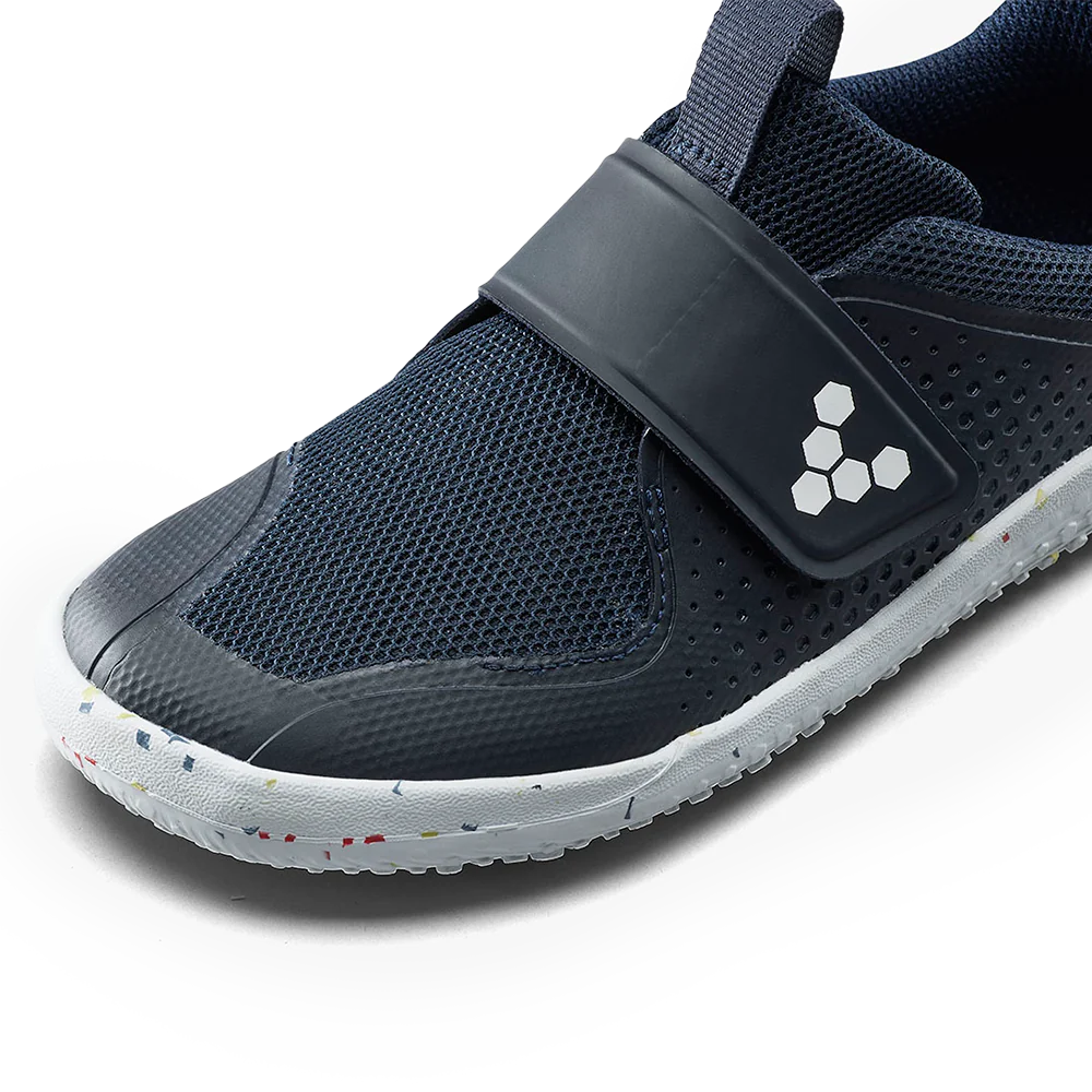 Vivobarefoot Primus Sport III Pre School Kids Barefoot Shoes - Deep Ocean Blue | Lightweight & Flexible for Active Play, Running & Outdoor Adventures