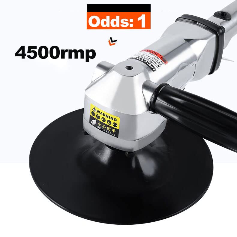 7-Inch Heavy Duty Pneumatic Air Sander/Polisher - Lightweight 5.47 lbs, Adjustable Speed up to 2500 RPM - Professional Wet/Dry Sanding Tool for Auto Body, Woodworking & Metal Polishing - Ideal for Car Detailing, Furniture Refinishing & DIY Projects