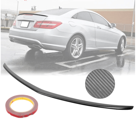 2010-2017 Mercedes E-Class Coupe Carbon Fiber Rear Spoiler - 2 Door Trunk Lip Wing for Enhanced Aerodynamics & Sporty Style - Perfect for Car Enthusiasts & Performance Upgrades