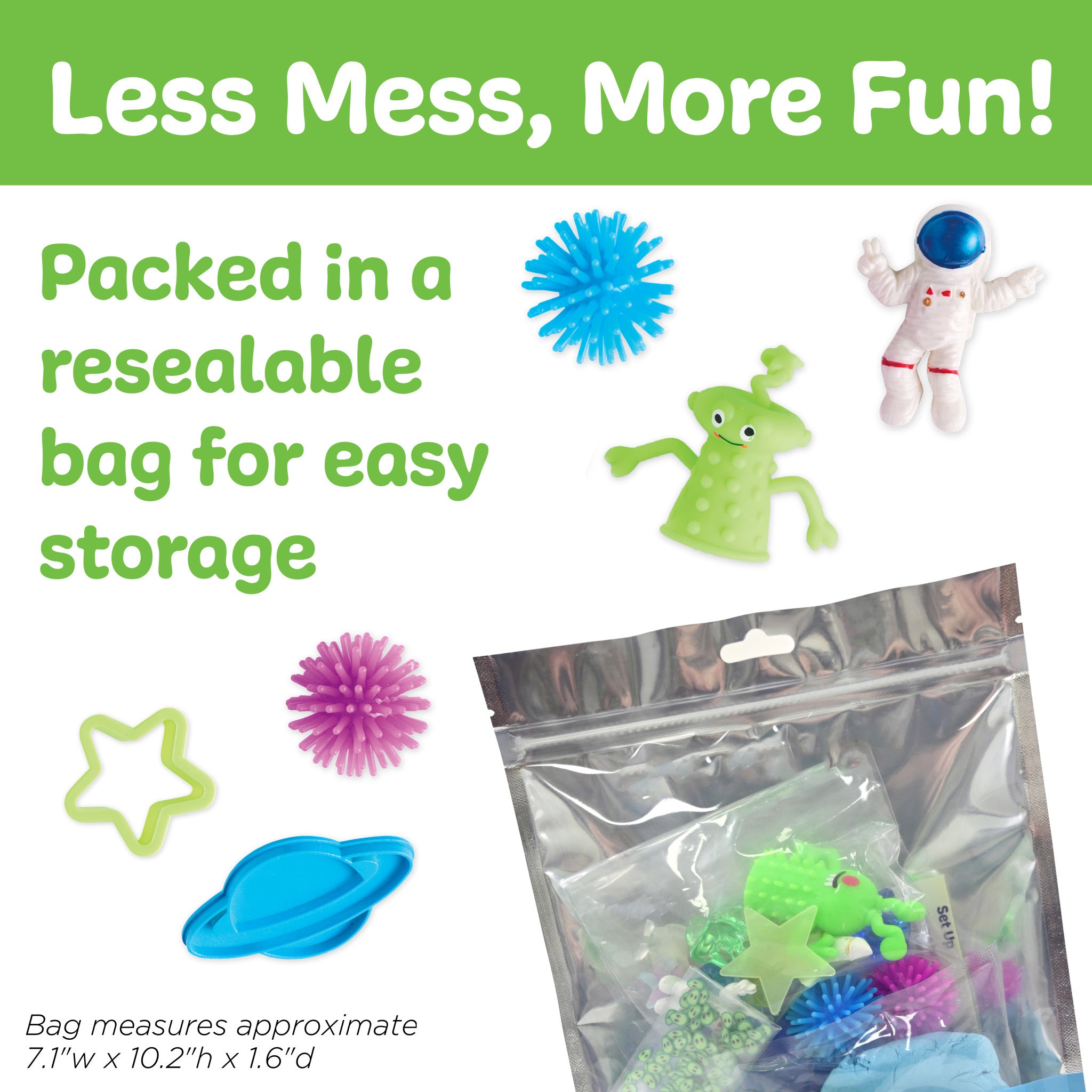 Outer Space Sensory Pack for Kids - Stress Relief & Relaxation - Perfect for Autism, ADHD, and Sensory Play at Home or School #6419000