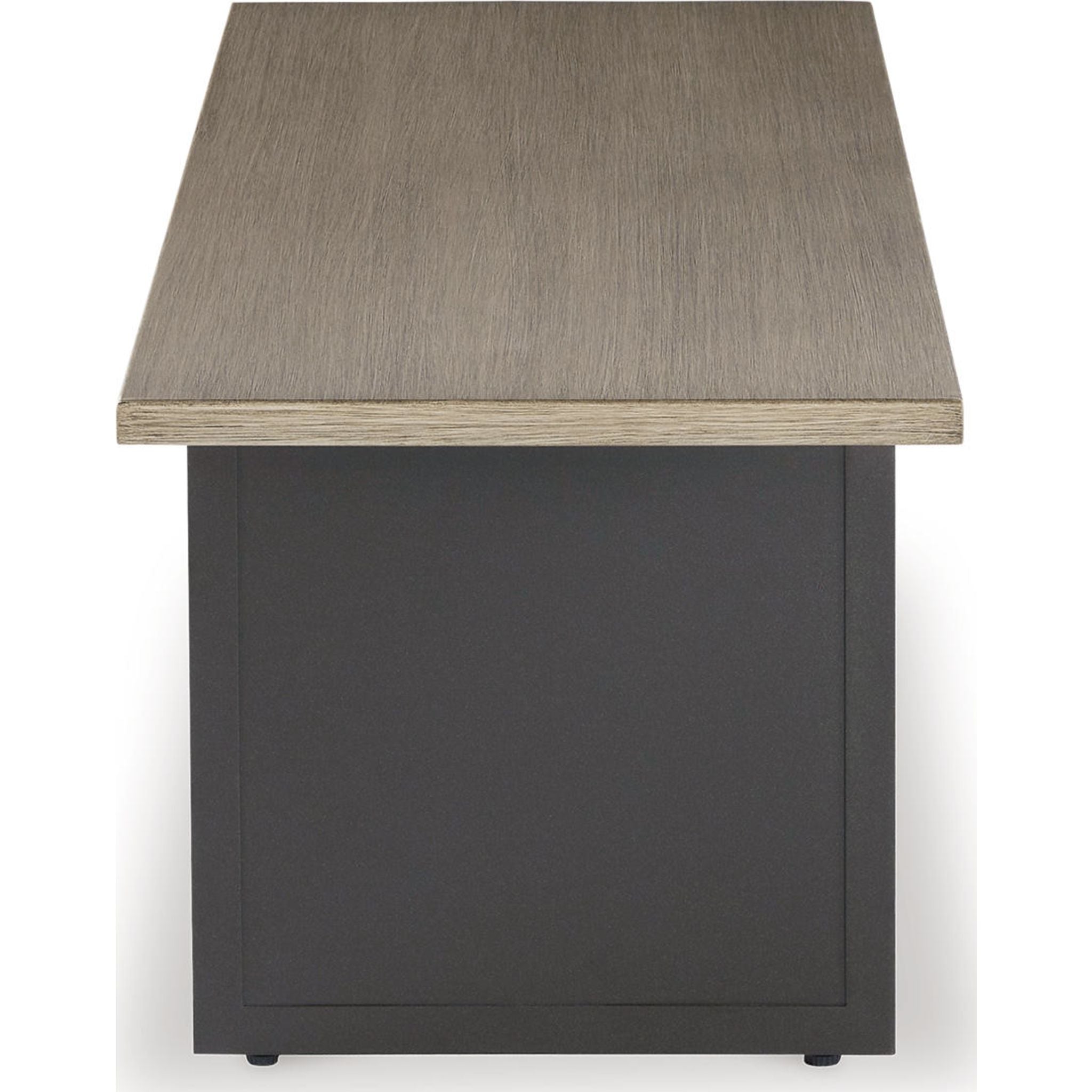Bree Zee Outdoor End Table - Weather-Resistant Brown Side Table for Patio, Garden, or Poolside - Perfect for Drinks, Books, and Decor