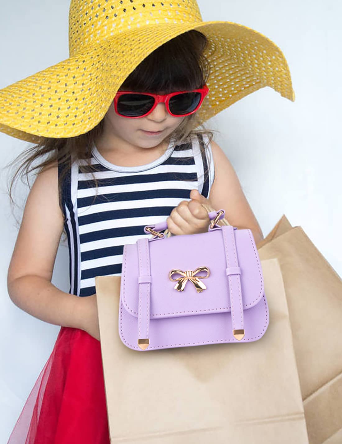 Cute Princess Crossbody Purse for Girls - Kids Shoulder Bag for Toddlers & Little Girls | Perfect Gift for Birthday, Party & Daily Use