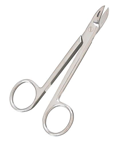 Professional Dental Scissors - Surgical Crown & Collar Wire Cutting Scissors 4.25