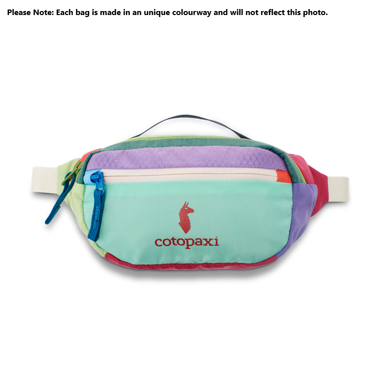Cotopaxi Kapai 1.5L Fanny Pack Del Dia - Water-Resistant Waist Bag for Hiking, Travel & Everyday Use