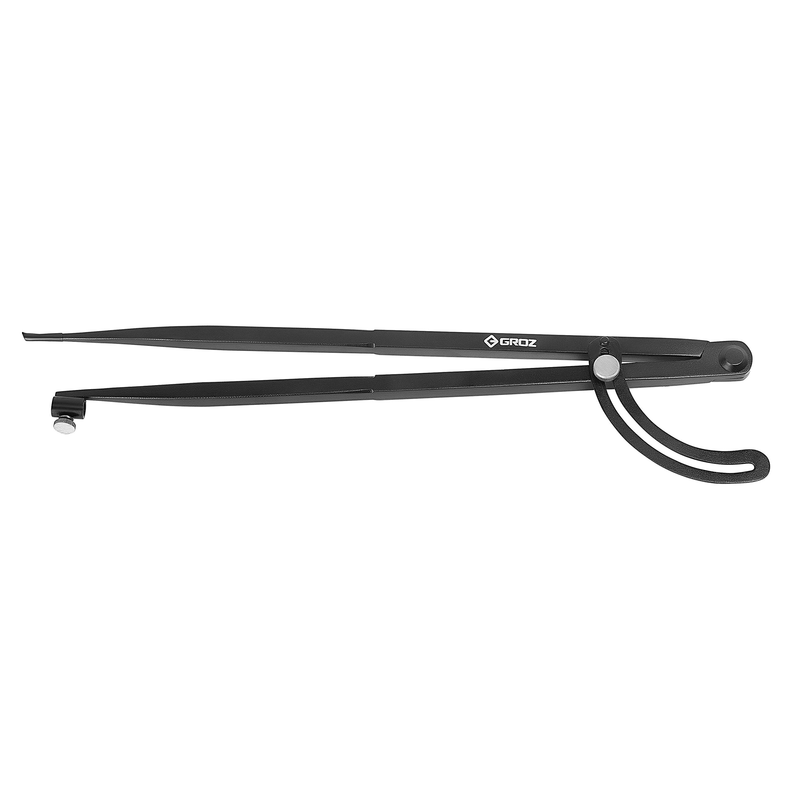 Groz 01554 16-Inch Wing Compass with Powder Coated Finish - Perfect for Drafting, Engineering, and School Geometry Projects