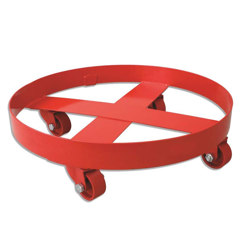 Heavy Duty Drum Dolly with 400 lb Capacity - 55 Gallon Barrel Mover for Industrial & Warehouse Use