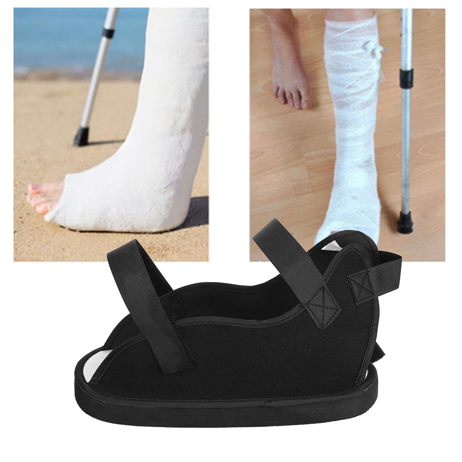 Orthopedic Post-Op Shoe for Fracture Recovery - Adjustable Open Toe Medical Walking Boot with Breathable Design - Ideal for Foot Injuries, Broken Toes & Post-Surgery Support (XL) - Perfect for Home Recovery, Walking Therapy & Daily Mobility After Cast Removal