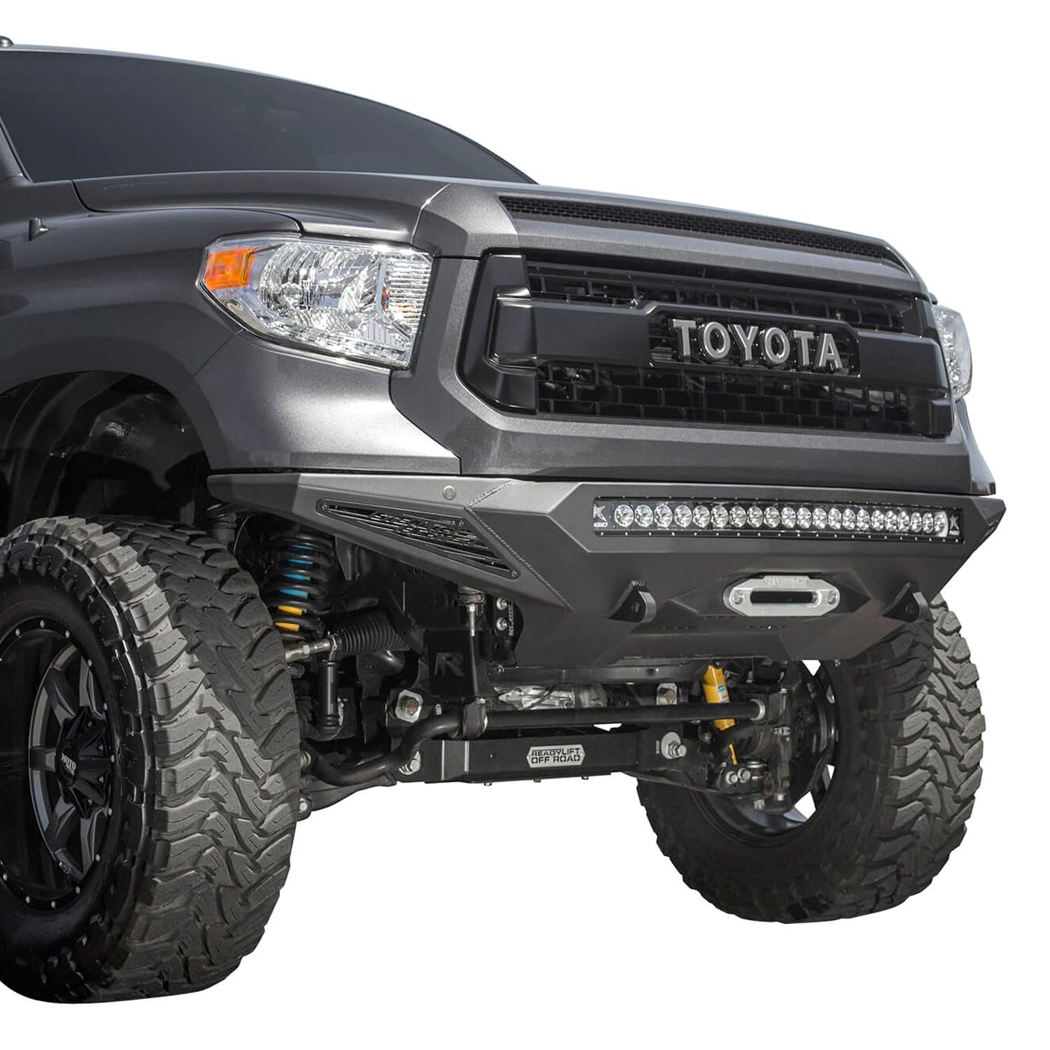 Stealth Fighter Front Bumper F741422860 - High-Performance Car Bumper for Off-Road & Street Racing | Perfect for Jeep Wrangler, Ford F150, Dodge Ram Upgrades