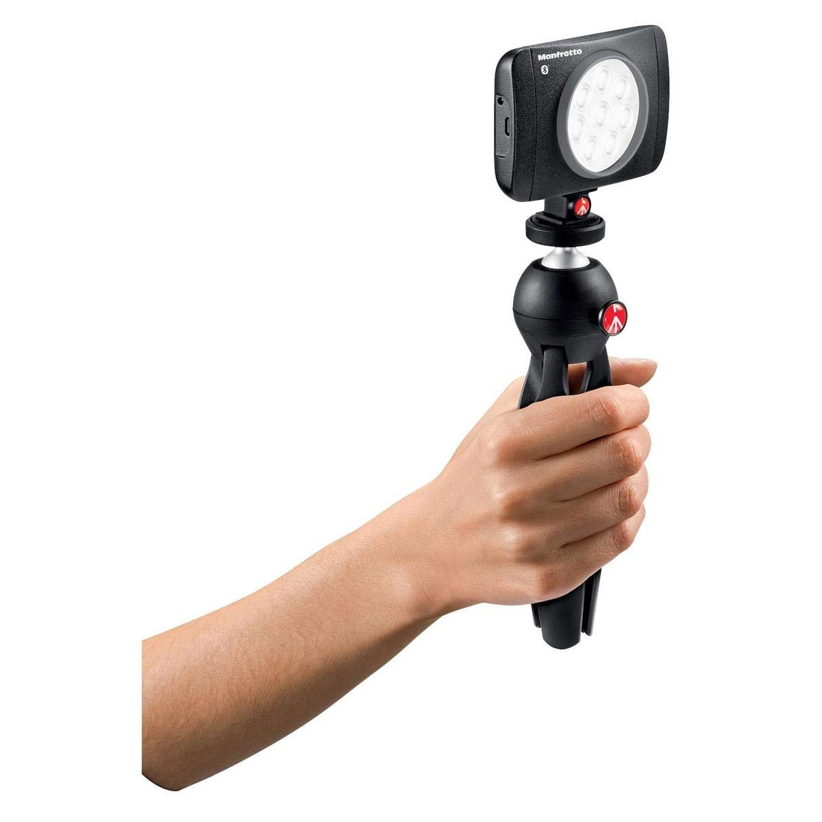 Manfrotto Lumimuse 8 On-Camera LED Light with Bluetooth - Professional Video Lighting for YouTube, Vlogging, Photography & Live Streaming