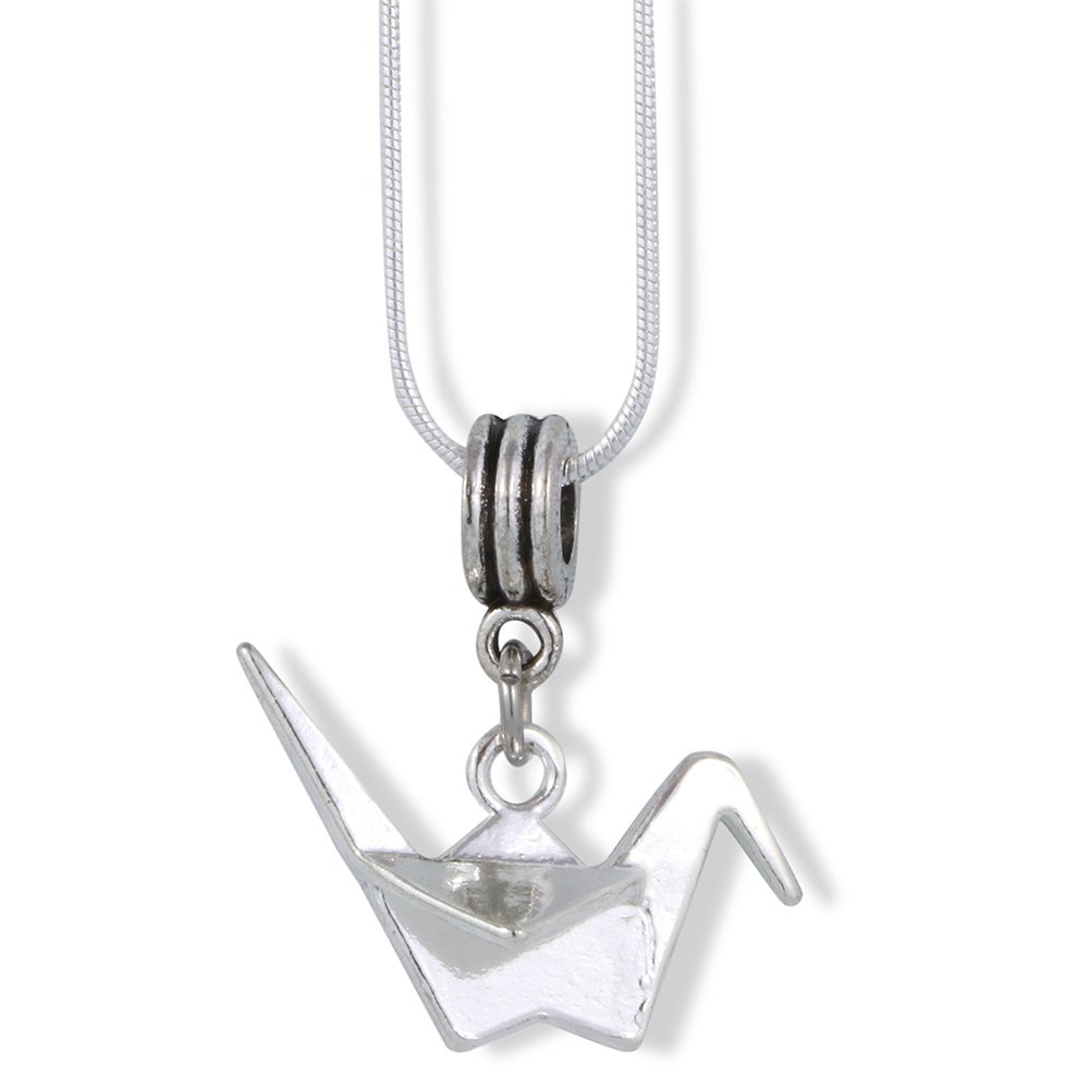 Origami Bird Charm Necklace - Elegant Snake Chain Jewelry for Women | Perfect for Casual Wear, Date Nights & Special Occasions
