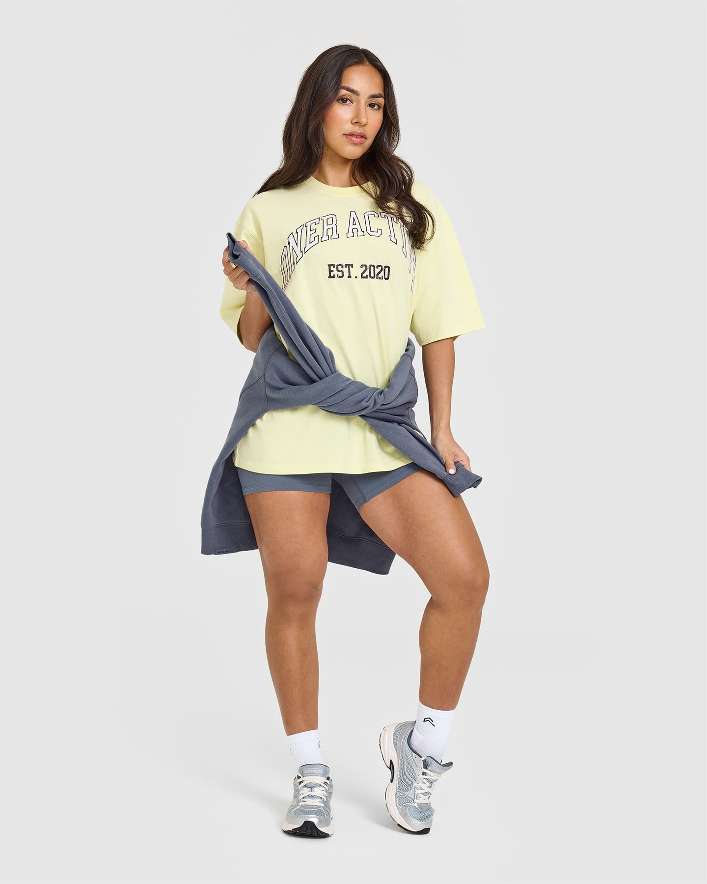 Oner Graphic Washed T-Shirt | Pastel Yellow Vintage Style Cotton Tee for Men & Women | Perfect for Casual Wear, Street Style & Summer Outfits