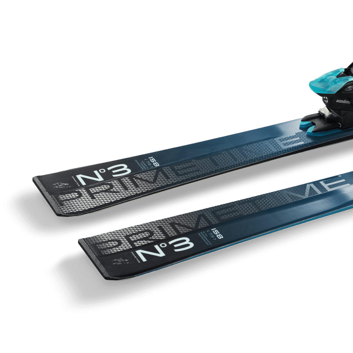 Elan PRIMETIME No.3 W PS Ski with EL 10.0 DB533023 Binding 2025 - Perfect for All-Mountain Skiing and Freeride Adventures