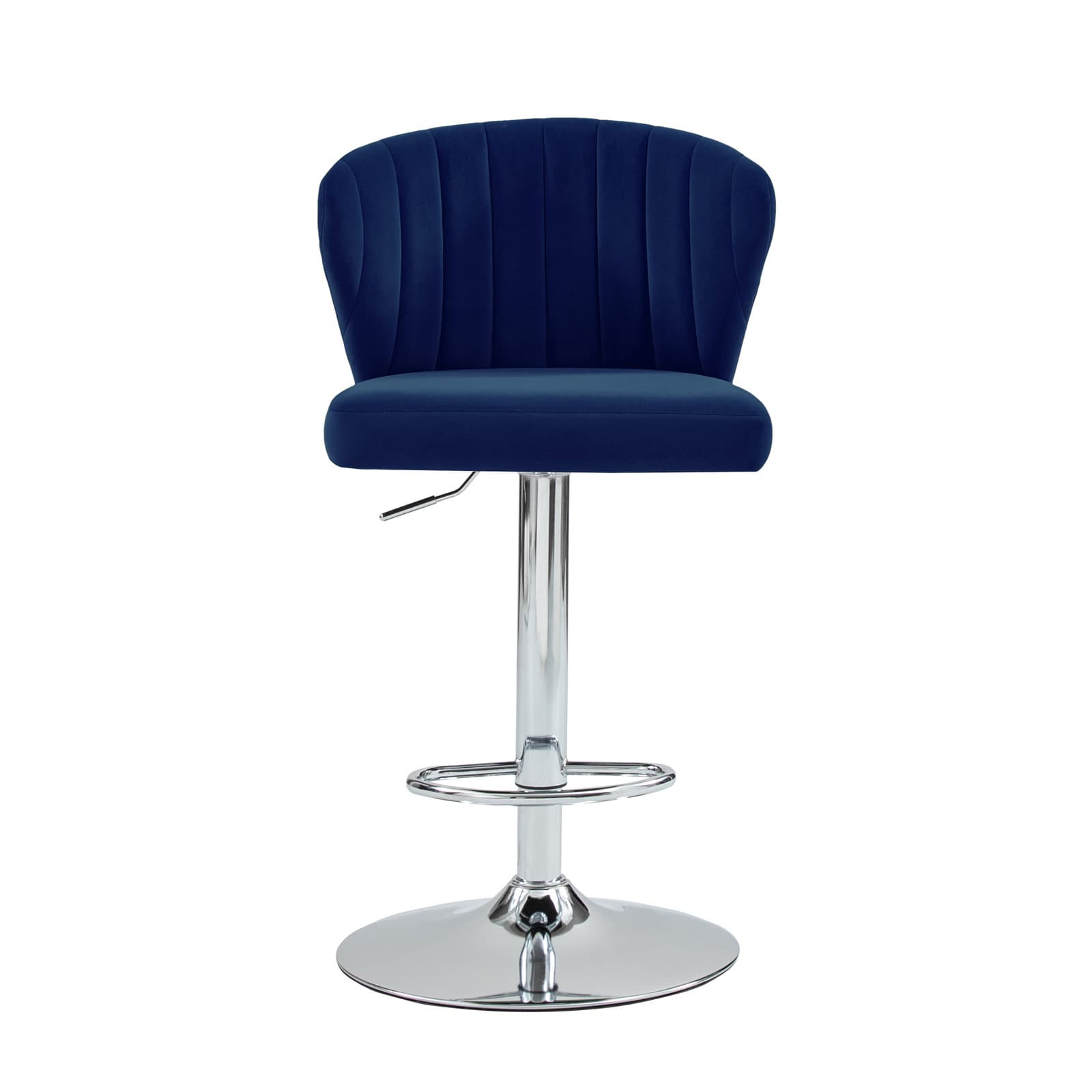 Geoff Modern Adjustable Swivel Bar Stool - Height Adjustable Kitchen Island Stool with 360° Rotation for Home, Office & Cafe Use