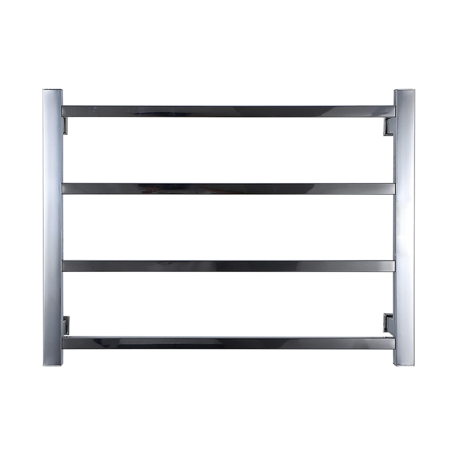 Stainless Steel Electric Towel Warmer - 4 Bar Heated Towel Rack with Timer, Wall Mounted for Bathroom, Plug-in or Hardwired Installation - Perfect for Spa-Like Luxury at Home