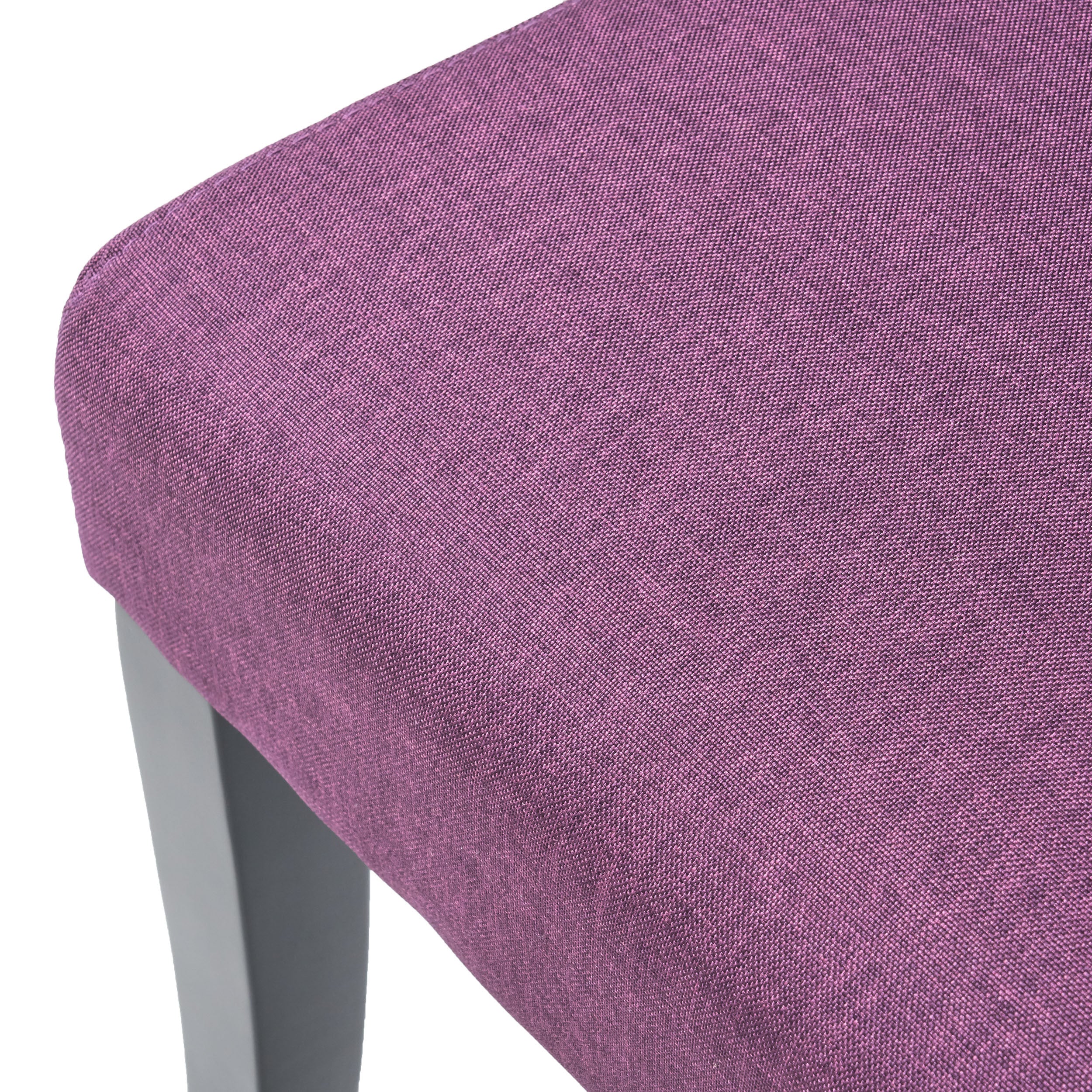 Modern Dining Chairs Set of 2 - Comfortable Kitchen Chairs with Padded Seat - Perfect for Dining Room, Kitchen, Breakfast Nook & Small Spaces