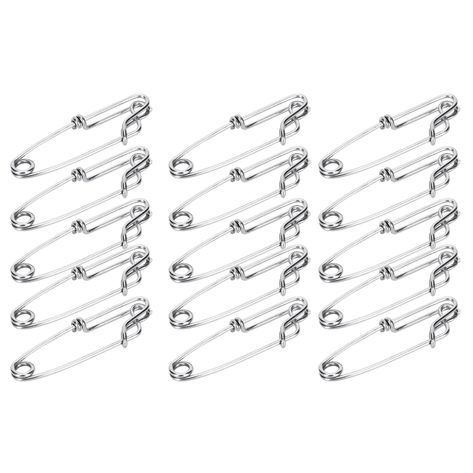 Stainless Steel Duck Decoy Clips - 15pcs Scotty Downrigger Clips 10x7x3 for Tuna Fishing | Easy On/Off Longline Branch Hangers & Snap Fishing Accessories | Perfect for Saltwater, Freshwater & Offshore Angling