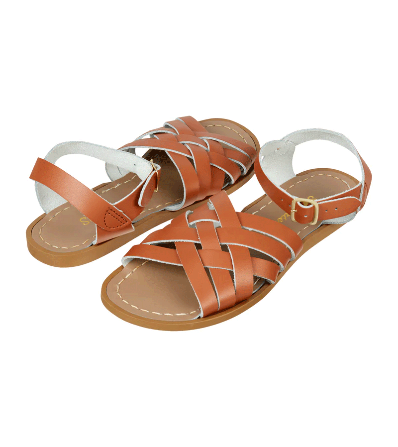 Saltwater Retro Sandals for Women - Comfortable Leather Beach Sandals with Arch Support | Perfect for Summer, Vacation & Casual Wear
