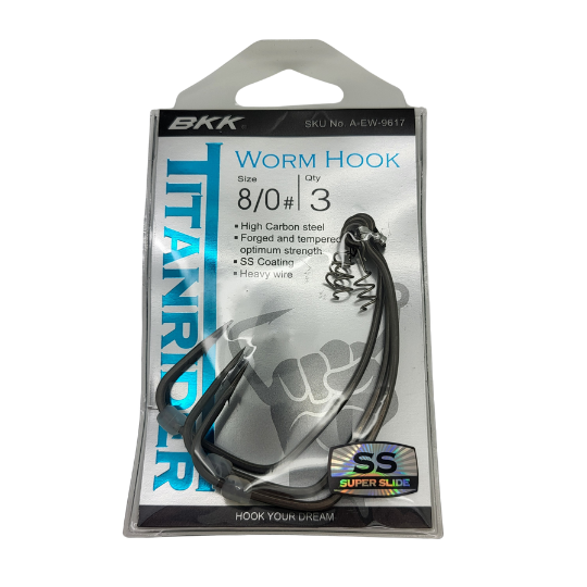BKK Hooks Titanrider - Premium Fishing Hooks for Bass, Trout & Saltwater | Sharp & Durable for Freshwater & Ocean Fishing | Perfect for Anglers & Fishing Enthusiasts