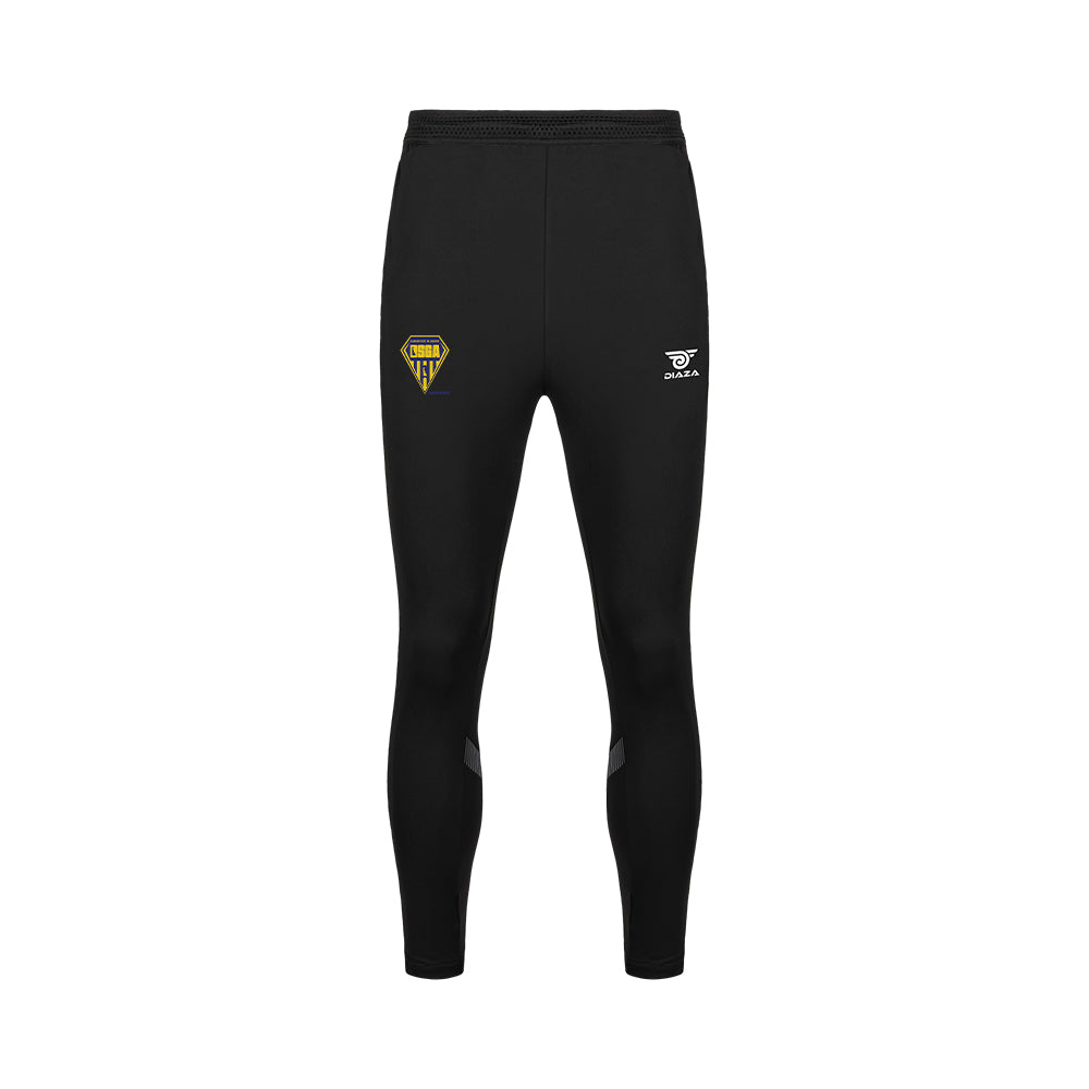 Diamond State Academy Tunnel Pants for Men - Black & Gray Athletic Joggers for Running, Training & Casual Wear