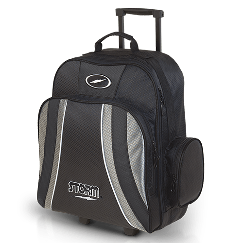 Storm Rascal 1 Ball Roller Black/Black Bowling Bag - Durable Single Bowling Ball Carrier with Shoulder Strap for League Play & Practice Sessions