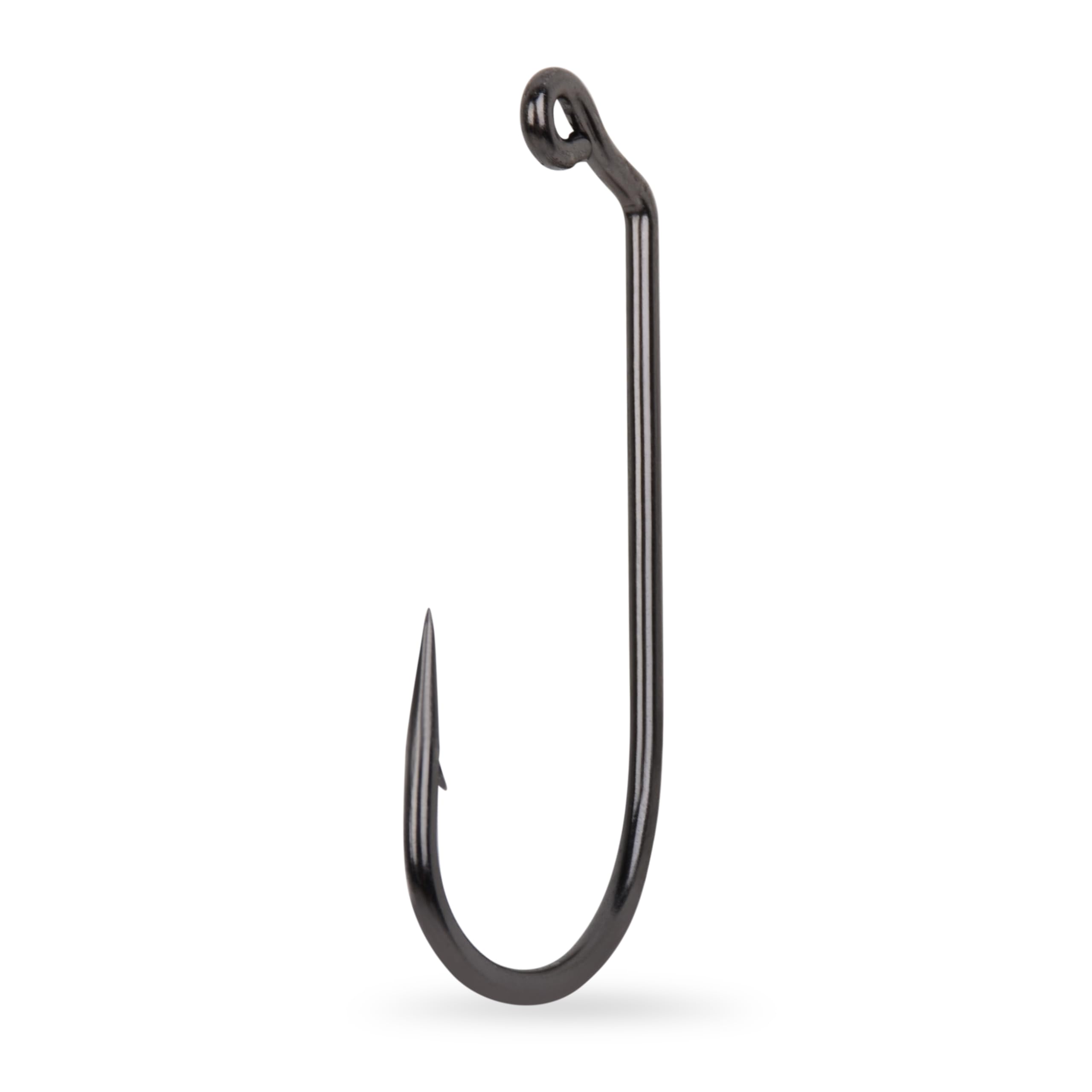Mustad 32824 2X Strong Ultra Point 60 Degree Jig Fishing Hooks - 100 Pack (Sizes 1/0-6/0) | Heavy Duty DIY Jig Hooks | Perfect Fit for Do-It Molds | Ideal for Pouring Custom Fishing Jigs | Great for Bass, Walleye & Saltwater Fishing