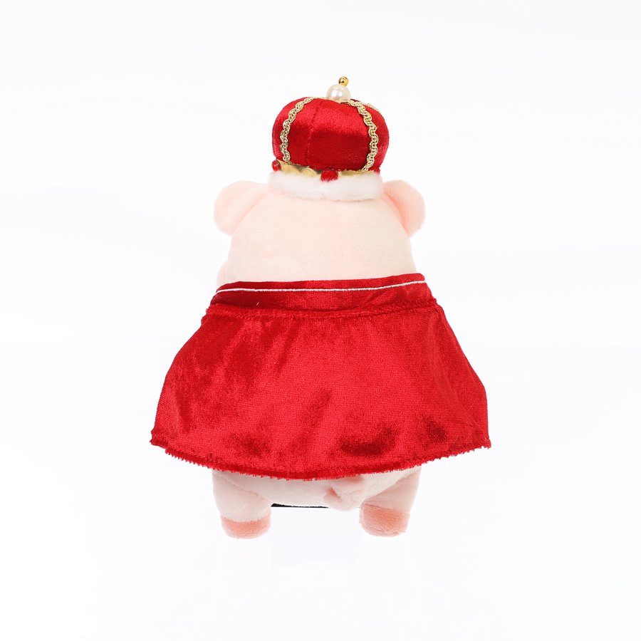LULU THE PIGGY 18cm King LuLu Soft Plush Stuffed Animal Toy - Perfect for Kids' Bedtime Cuddles, Nursery Decor, and Gift Giving