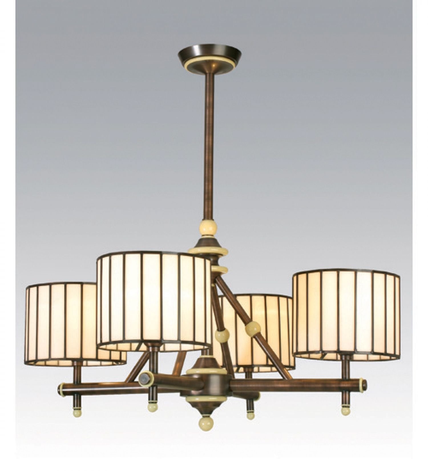 StarSun Depot 30 Inch Wide Revolution 4 LT Modern Chandelier Light Fixture - Perfect for Dining Room, Living Room, and Bedroom Ceiling Lighting