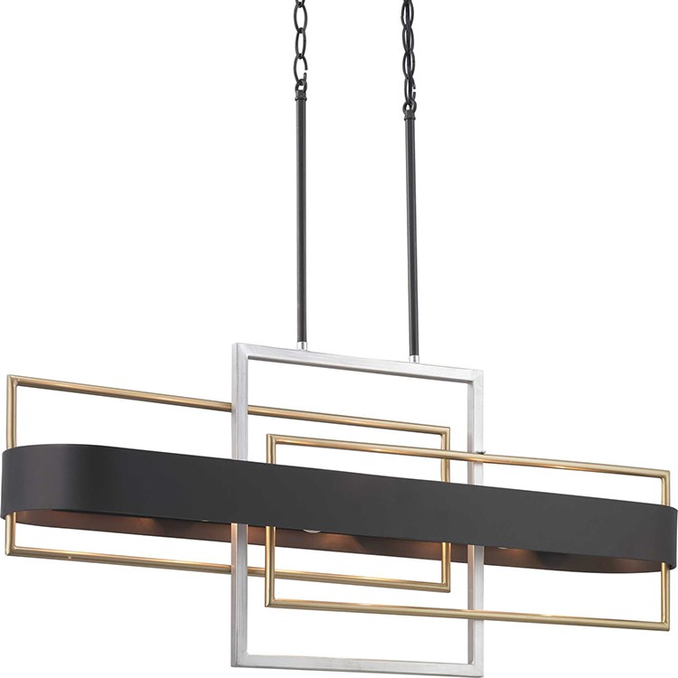 Adagio Modern 6-Light Chandelier for Kitchen Island - Elegant Dining Room & Living Room Ceiling Light Fixture