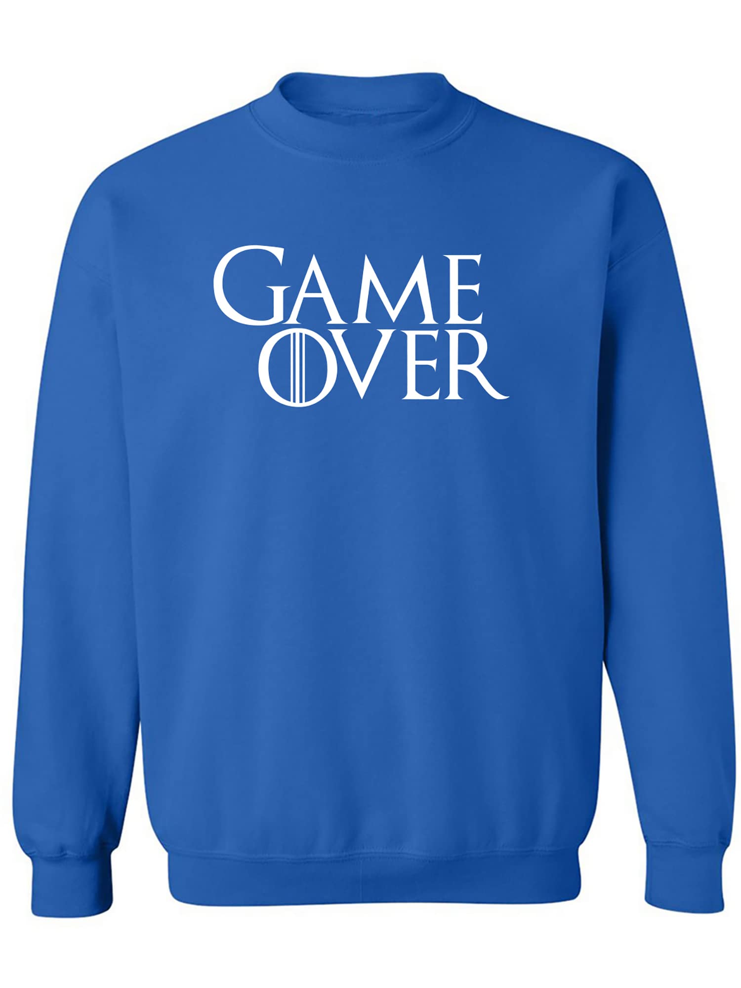 ZeroGravitee Game Over Crewneck Sweatshirt | Retro Gaming Graphic Hoodie | Comfortable Unisex Pullover for Gamers & Streetwear | Perfect for Gaming Nights & Casual Outfits