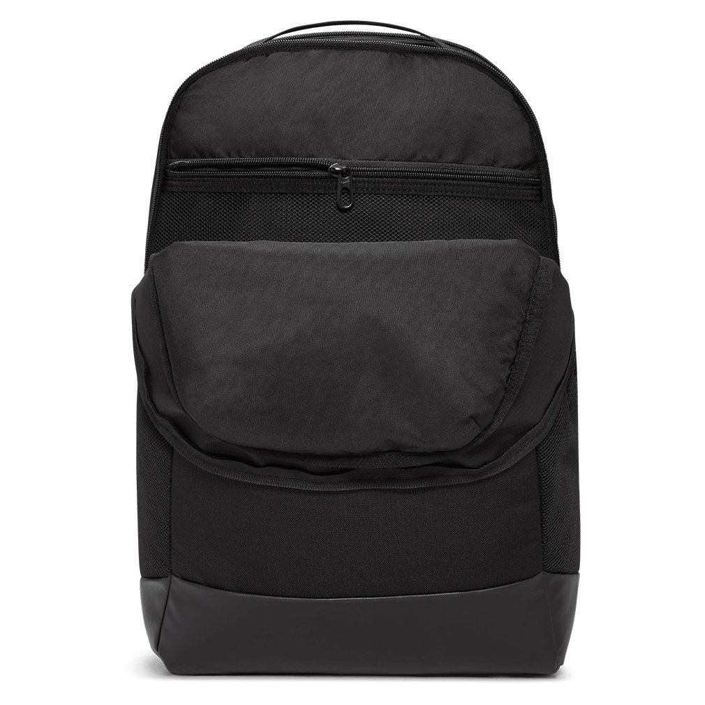 Brasilia 9.5 Medium 24L Black Training Backpack - Perfect for Gym, Hiking, Travel & School | Durable Sports Backpack for Men & Women
