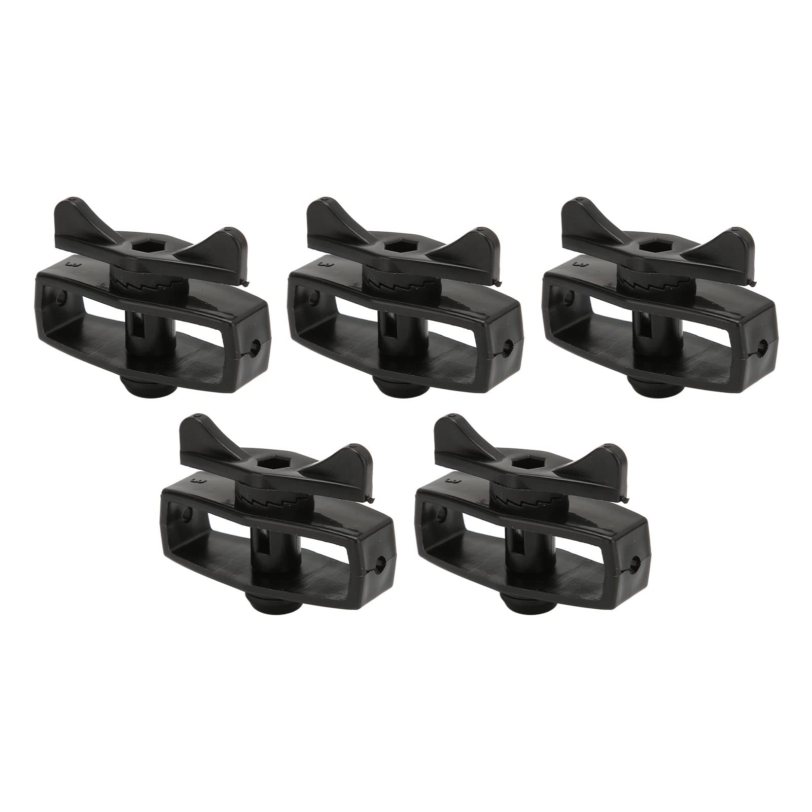 50Pcs Black Alloy Electric Fence Wire Tightener - Portable Garden Fence Tensioner for Livestock & Pet Containment - Heavy Duty Tape Tighteners for DIY Electric Fence Installation (Perfect for Farms, Ranches & Backyard Security)