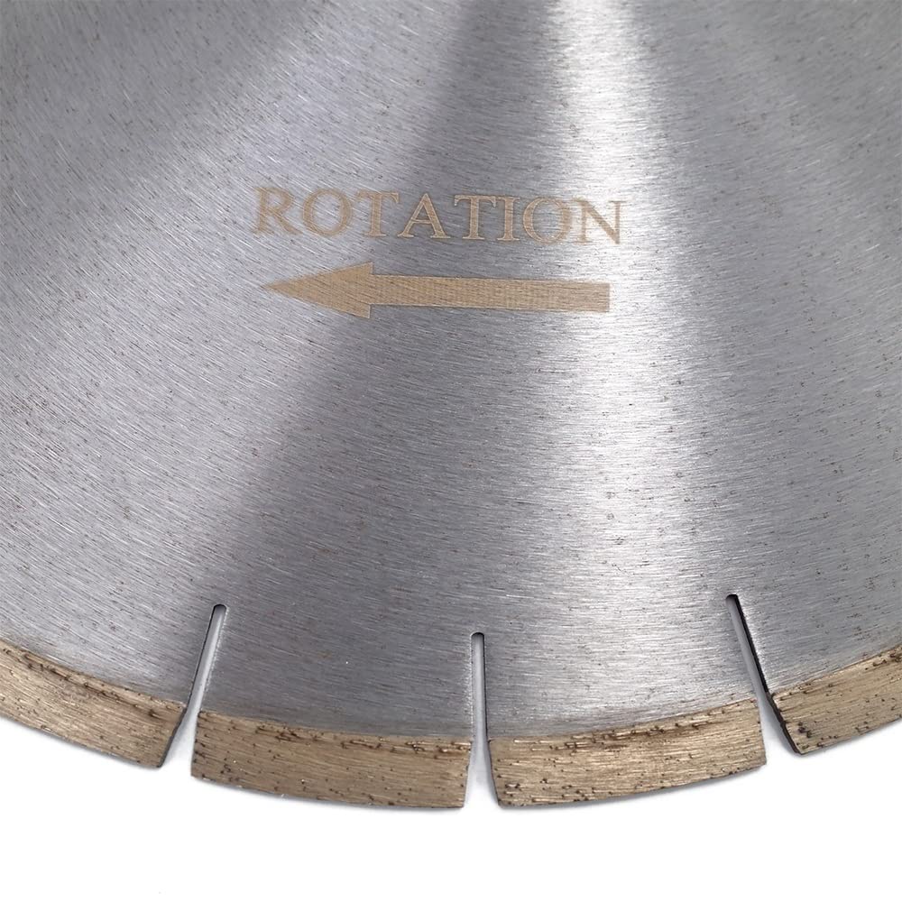 Premium 350mm Diamond Saw Blade - Silent Marble & Granite Cutting Disc for Professional Stone Work - Ideal for Granite, Concrete, Marble Tile Cutting (Outer Diameter: 350mm) - Perfect for Countertop Installation, Masonry Projects & DIY Home Renovations