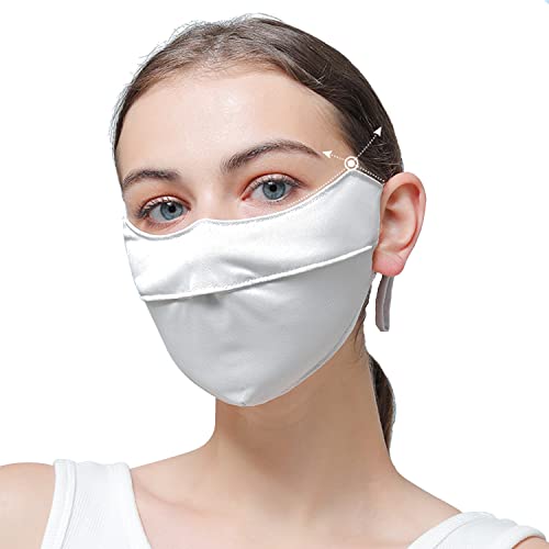 UV Protection Face Mask for Women - Sunscreen Sunshade Washable & Reusable Fashion Mask | Outdoor Activities, Running, Hiking, Beach & Daily Sun Protection