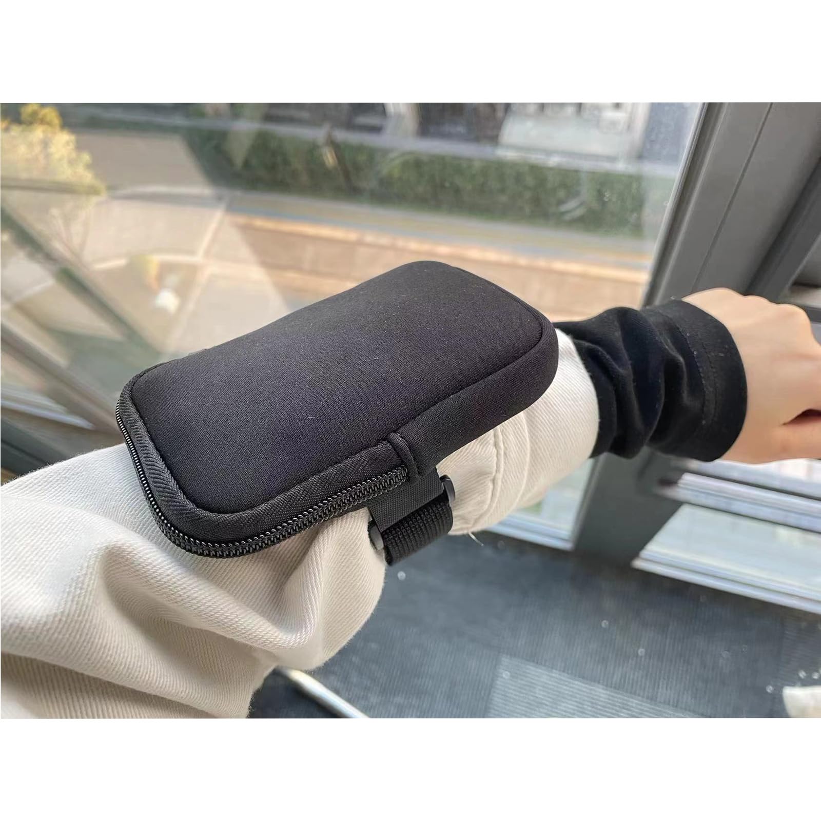 Adjustable Zippered Wristband Waist Pouch for Running, Jogging & Hiking - Secure Arm Wallet for Men & Women - Perfect for Keys, Coins & Cards During Outdoor Sports & Travel Activities